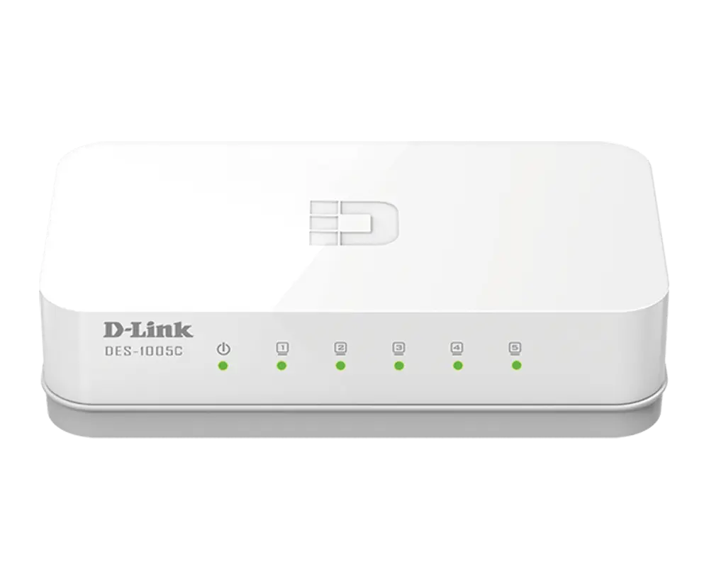 D-Link DES-1005C 5-Port 10/100 Desktop Switch — photo 1