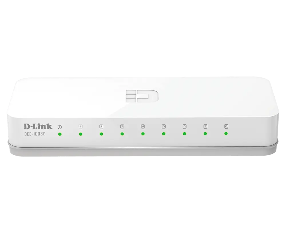 D-Link DES-1008C 8-Port 10 100Mbps Desktop Switch — photo 1