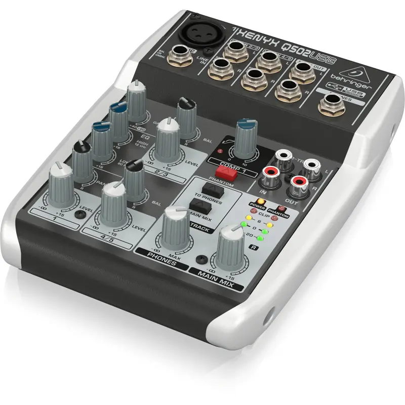 Behringer Xenyx Q502USB Premium 5-input 2-Bus Mixer with Xenyx Mic Preamp British EQ and — photo 3