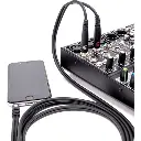 Daddario 6Ft 1.8Mtr 3.5mm to Dual 6.5mm Audio Cable PW-MPTS-06 — photo 3