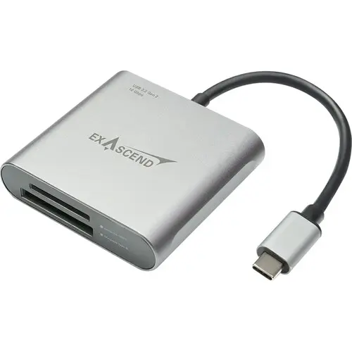Exascend CFexpress Type B and SD Express Card Reader 10Gbps USB Type-C — photo 1
