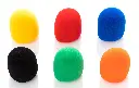 Bespeco WS06C Foam Microphone Windscreen, Assorted Colors, 6 Pieces Pack — photo 1