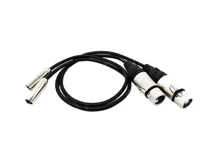 Blackmagic Design Set of 2 Mini XLR to XLR Audio Cables for Video Assist 4K 19.5-Inch — photo 1