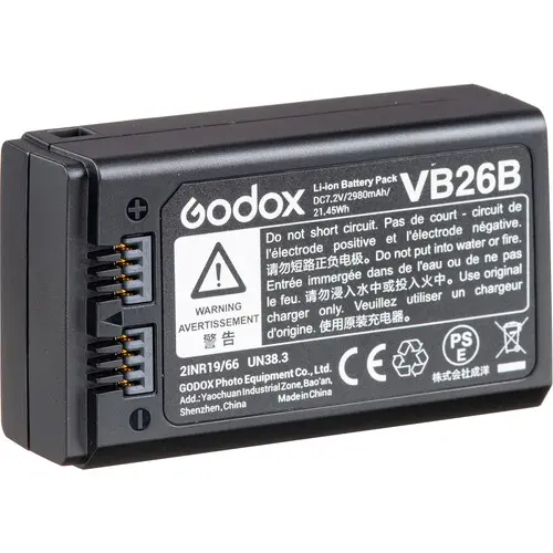 Godox VB26B Battery for V1, V860III & AD100Pro Flash Head (2980mAh) — photo 1