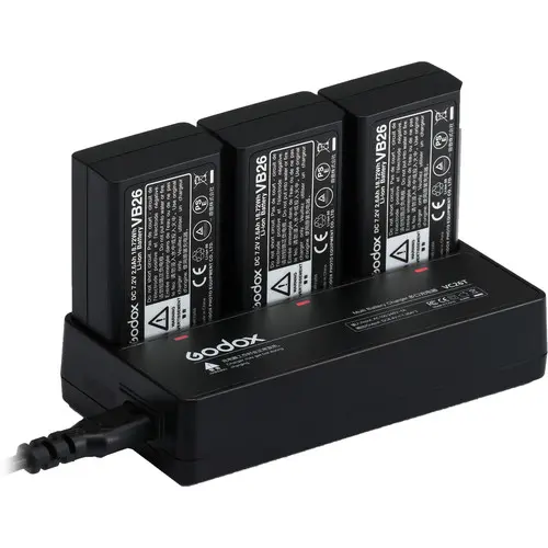 Godox VC26T Multi-Battery Charger for VB26 (V1 Flash) — photo 2