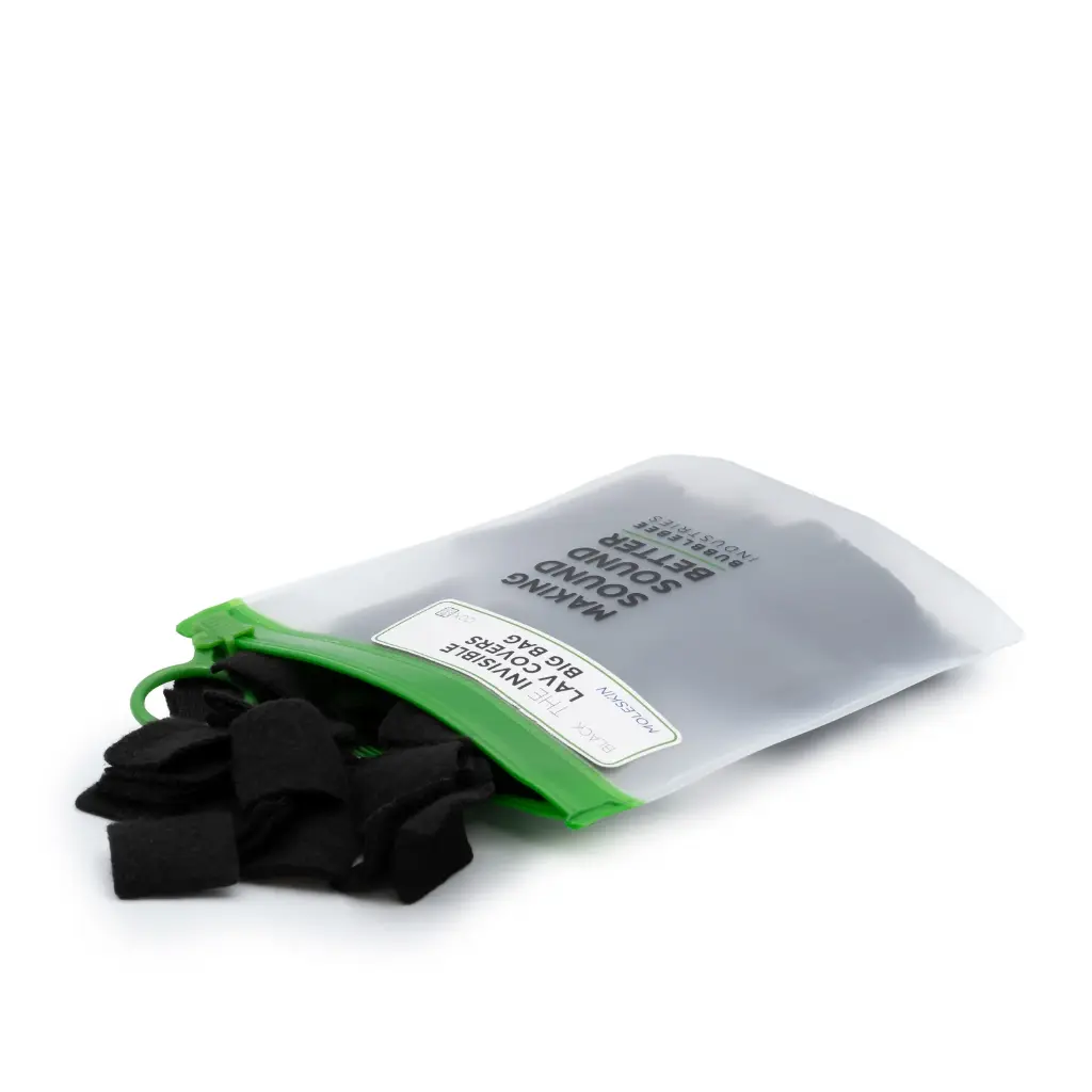 Bubblebee Industries Invisible Lav Covers Moleskin Big Bag (120-Pack, Black) — photo 1