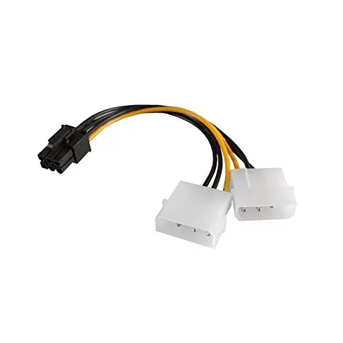 Haysenser 2 SATA 4 Pin Male to Power 6 Pin Cable 20cm — photo 1