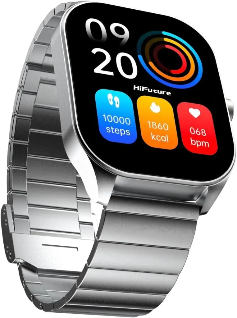 HiFuture Apex 2.04" AMOLED Display Stainless Steel Smart Watch with Wireless Calling — photo 3