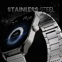 HiFuture Apex 2.04" AMOLED Display Stainless Steel Smart Watch with Wireless Calling — photo 4
