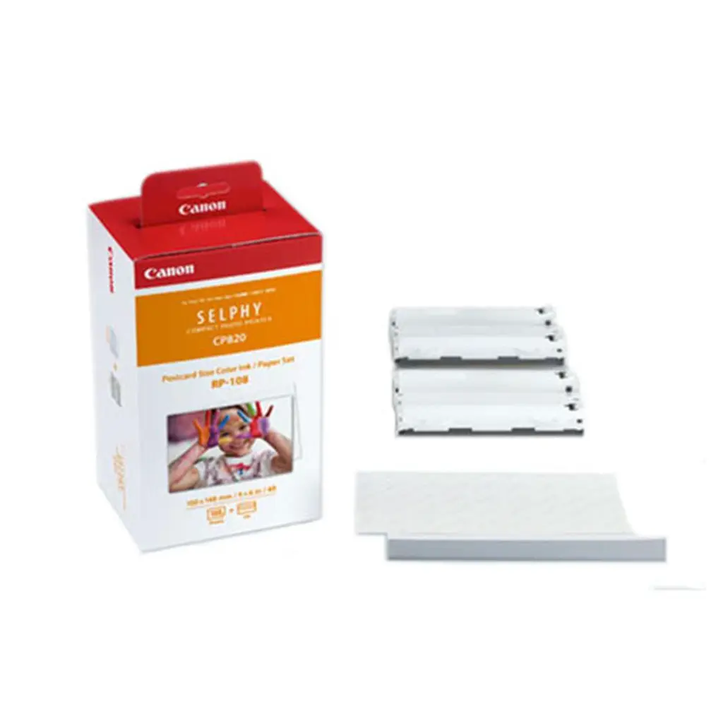 Canon 4x6-inch 108 Sheets of Compact Color Ink & Paper Set RP-108 8568B001 — photo 2