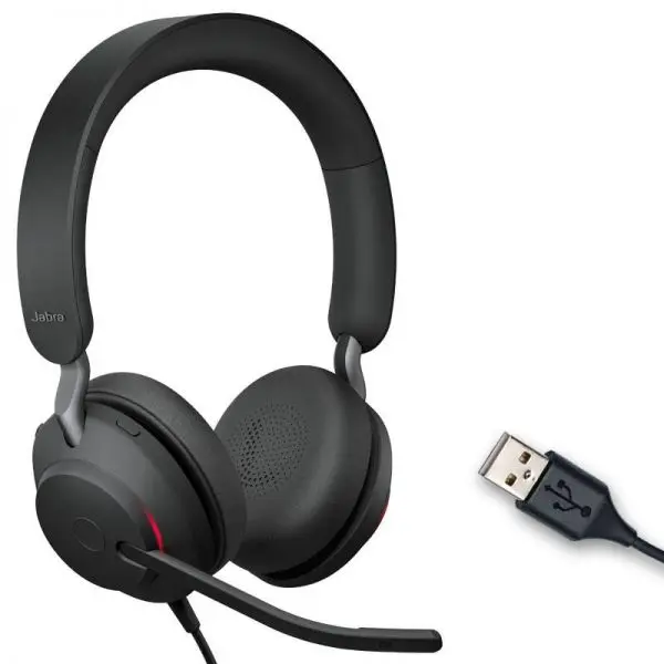 Jabra Evolve2 40 Stereo Headset (MS Teams, USB-C) - Black — photo 3