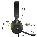 Jabra Evolve2 40 Stereo Headset (MS Teams, USB-C) - Black — photo 4