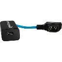 Kondor Blue D-Tap To Female USB-C PD 2-Way Battery Charging Power Cable (Kondor Blue 6") — photo 2