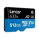 Lexar Blue Series 633x 512GB 100MB/s MicroSDXC UHS-1 Card With Adapter LSDMI512BB633A — photo 2