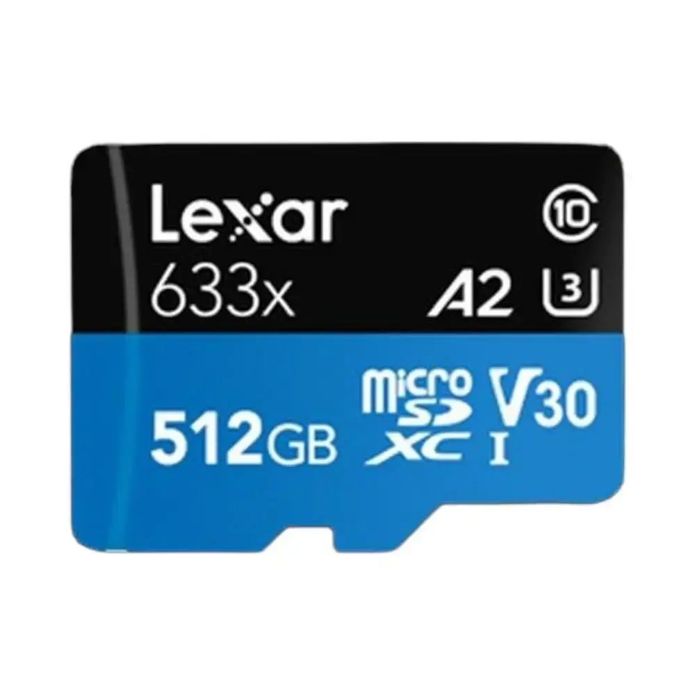 Lexar Blue Series 633x 512GB 100MB/s MicroSDXC UHS-1 Card With Adapter LSDMI512BB633A — photo 3