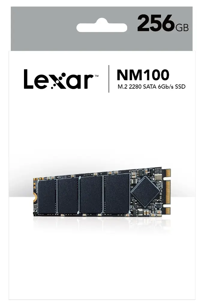 Lexar NM100 256GB M.2 2280 SATA 3 6Gbps Solid State Drive LNM100-256RB — photo 2