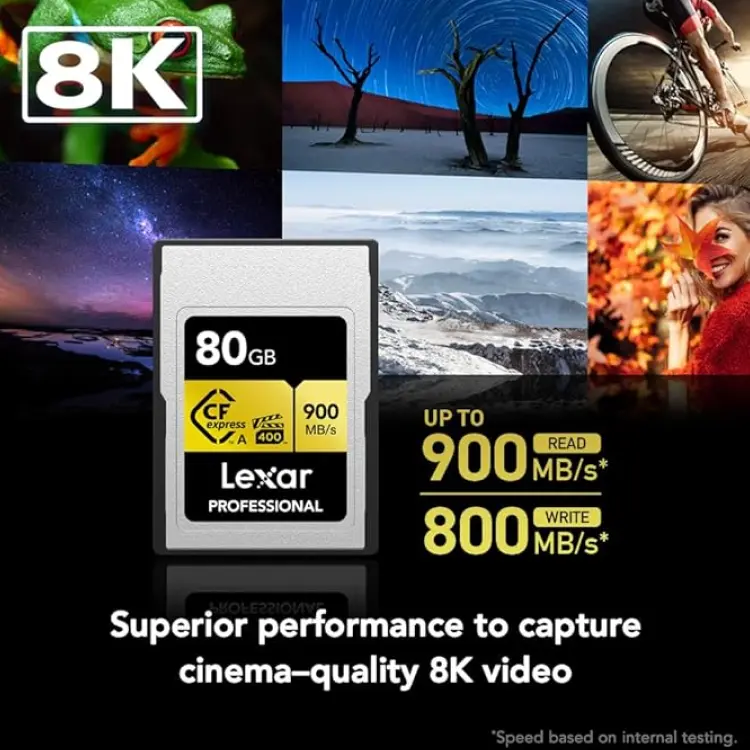 Lexar Professional CFexpress Type A Memory Card GOLD Series Up to /s Read & /s Write — photo 2