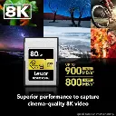 Lexar Professional CFexpress Type A Memory Card GOLD Series Up to 900MB/s Read & 800MB/s Write Speed