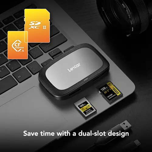 Lexar Professional CFexpress Type A / SD USB 3.2 Gen 2 Memory Card Reader LRW530U-RNBNG — photo 3