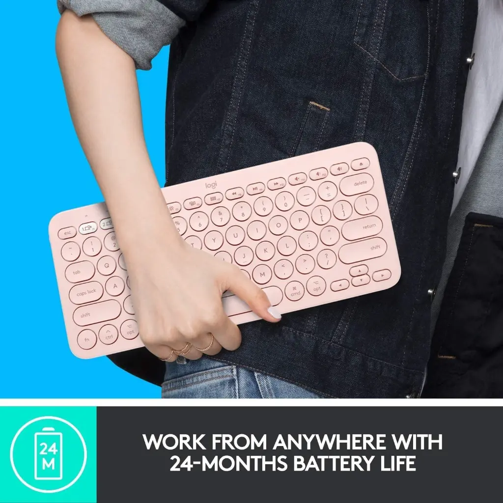 Logitech K380 Multi-Device Bluetooth Wireless Keyboard With Easy-Switch For Up To 3 — photo 3