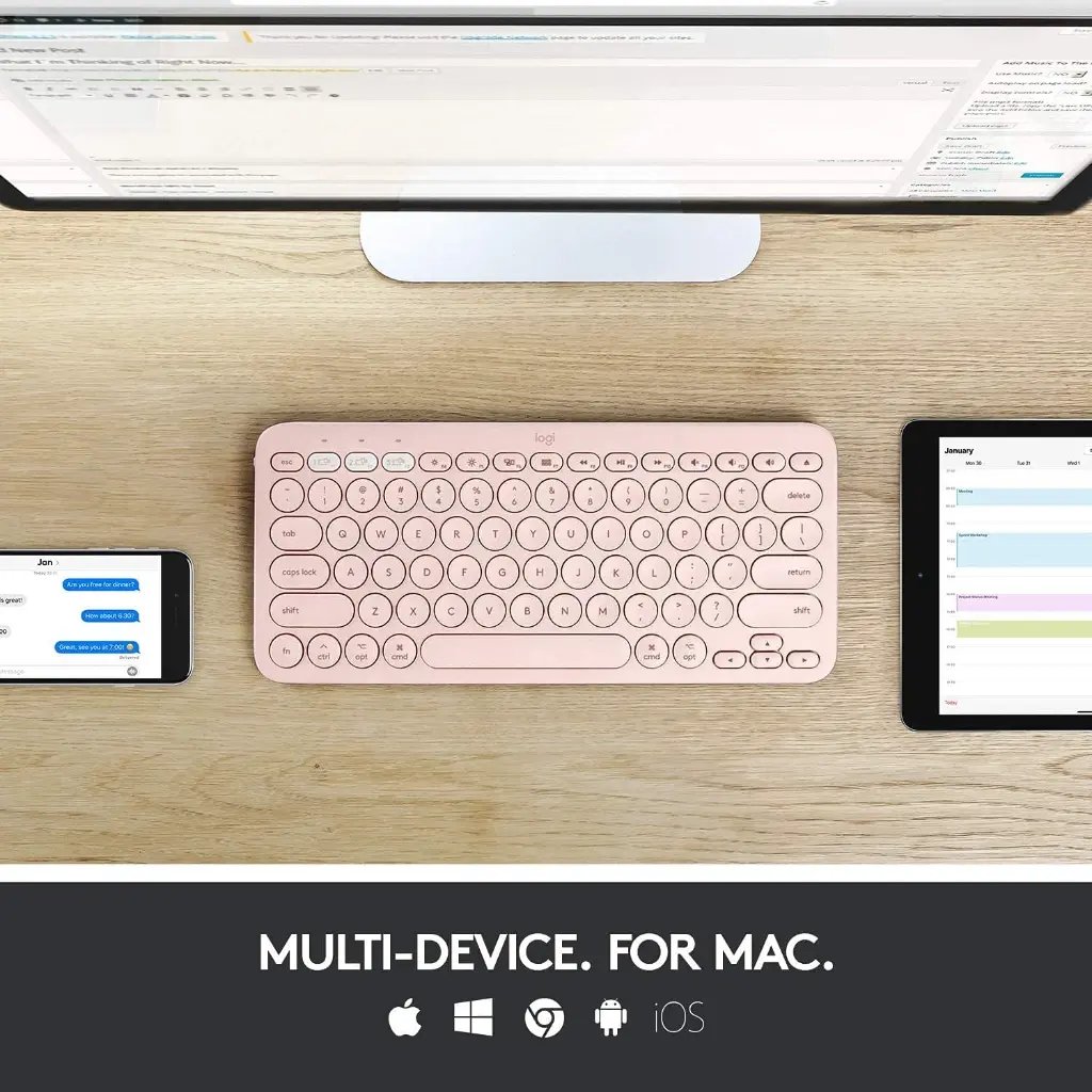 Logitech K380 Multi-Device Bluetooth Wireless Keyboard With Easy-Switch For Up To 3 — photo 4