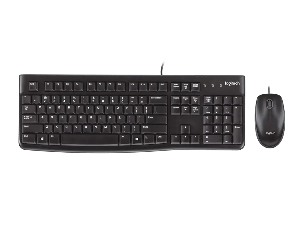 Logitech MK120 Desktop Wired keyboard & Mouse Combo 920-002546 — photo 1