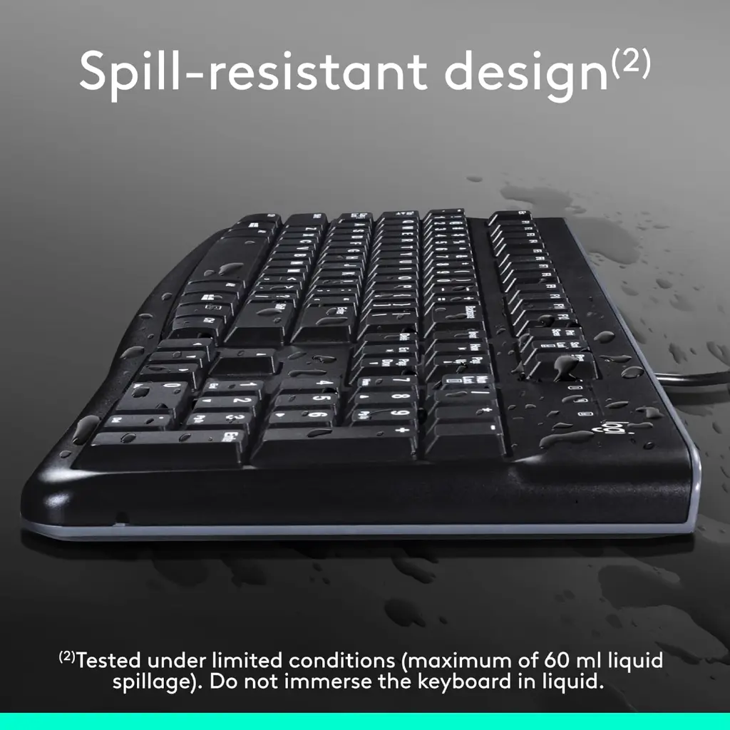 Logitech MK120 Desktop Wired keyboard & Mouse Combo 920-002546 — photo 5