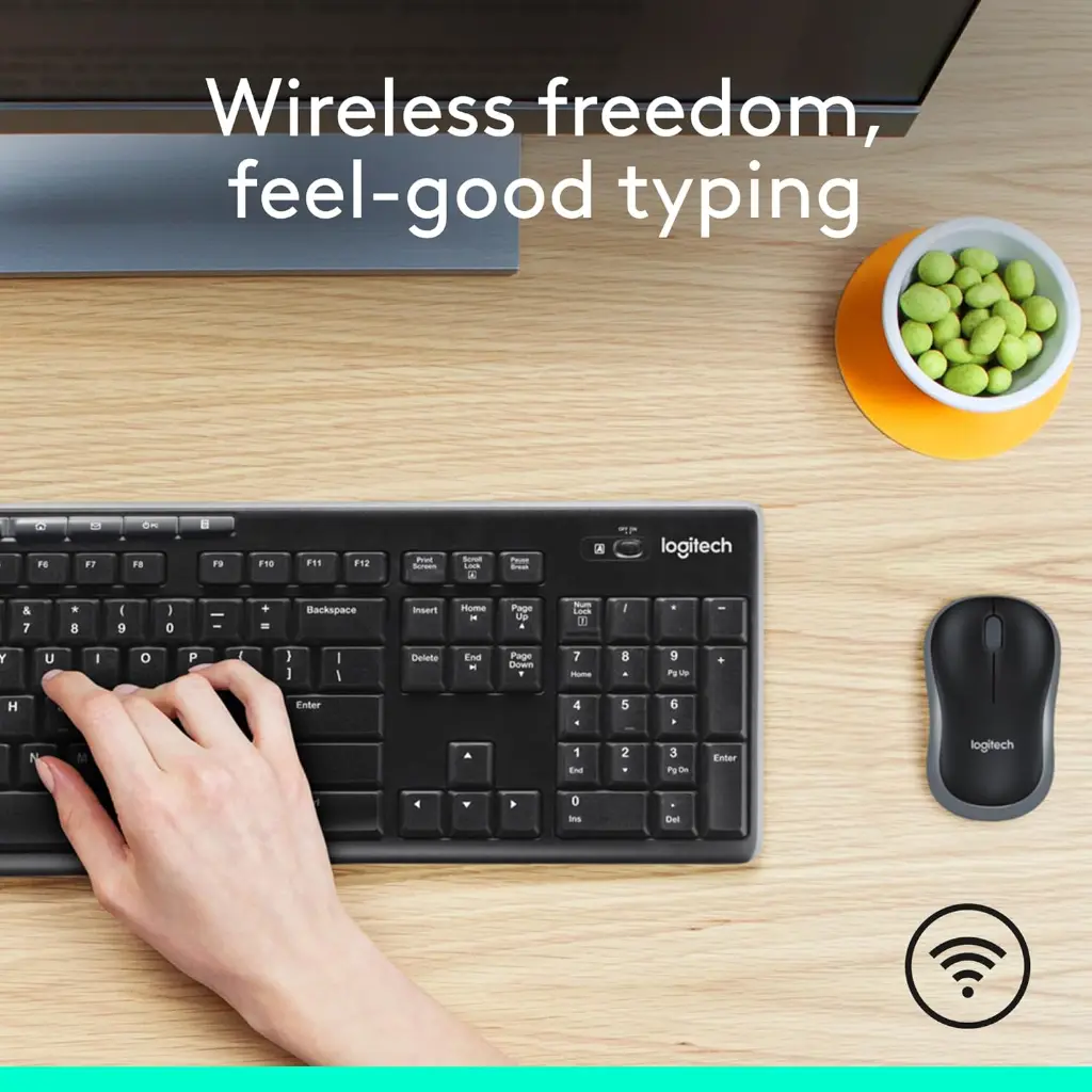 Logitech MK270 Keyboard & Mouse Full-size Wireless Combo 920-004519 — photo 3