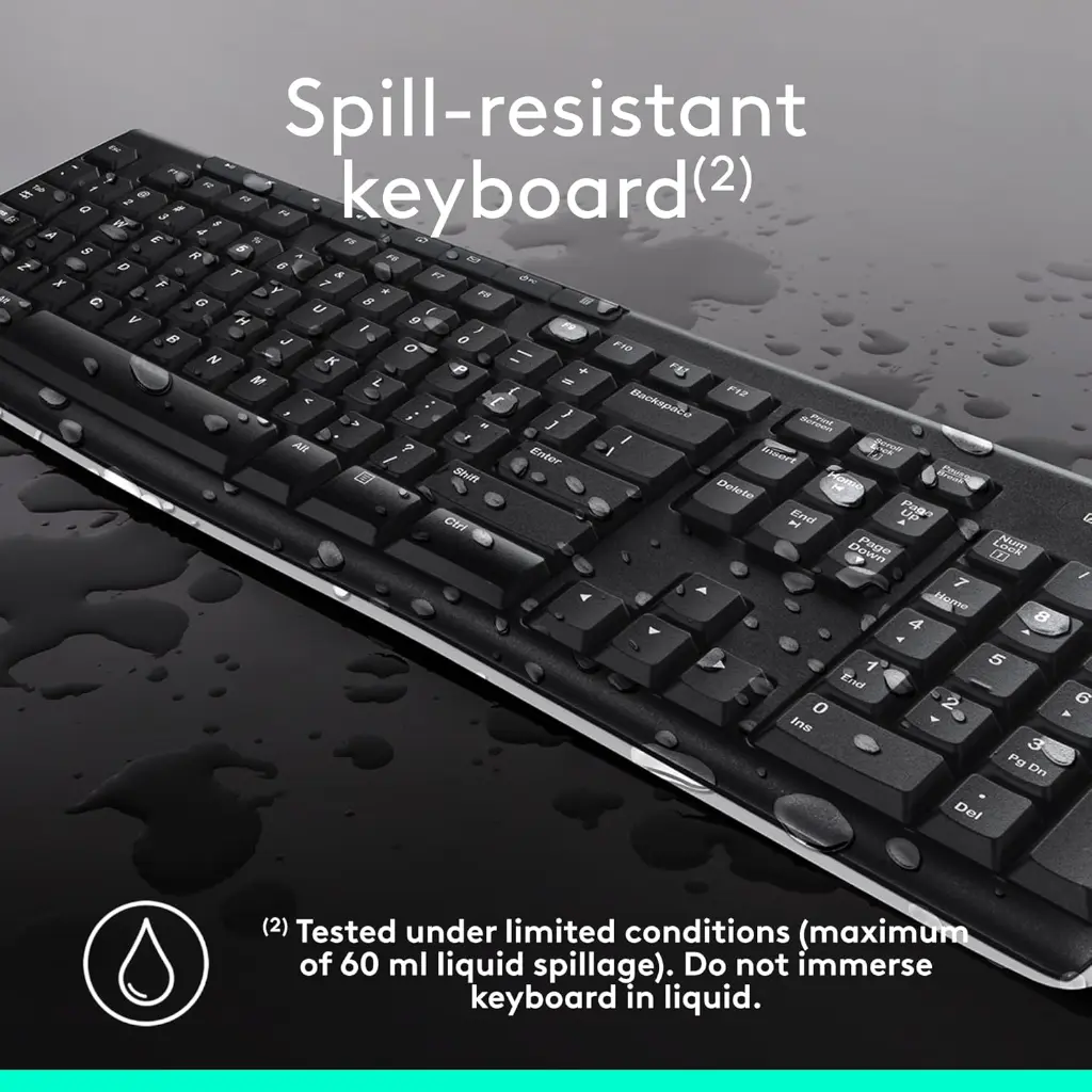 Logitech MK270 Keyboard & Mouse Full-size Wireless Combo 920-004519 — photo 4