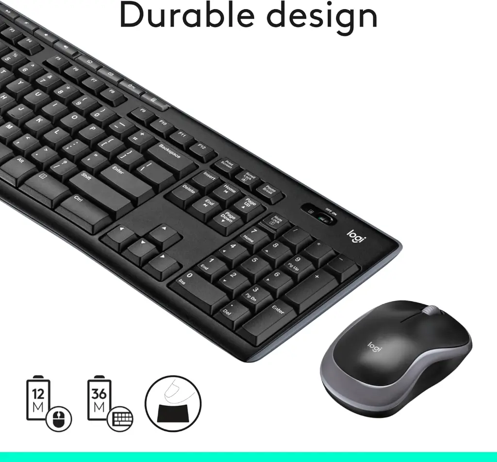 Logitech MK270 Keyboard & Mouse Full-size Wireless Combo 920-004519 — photo 5
