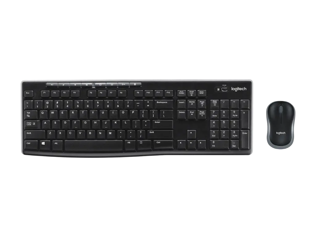 Logitech MK270 Keyboard & Mouse Full-size Wireless Combo 920-004519 — photo 1