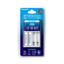 Panasonic Eneloop Battery Charger with 2 AA 2000mAh Batteries K-KJ51MCC20S — photo 1