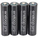 Panasonic Eneloop Pro 2550mAh Rechargeable 4 AA Batteries with Charger K-KJ55HCC40H — photo 3