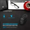 Pawa 6D Wireless Mouse with Side Buttons and Auto Sleep Function PW-VM6D16DP-BK — photo 2