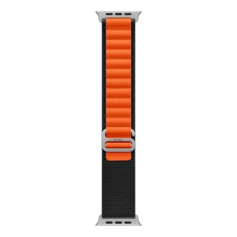 Pawa California Alpine Watch Strap 42/44/45/49mm Orange & Black PW-WLCAIW-BKOR — photo 3