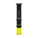 Pawa London Ocean Watch Strap 42/44/45/49mm Black Yellow PW-WLLOIW-BKYL — photo 2