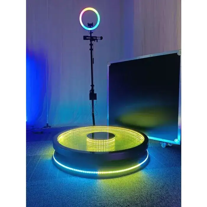 PhotoTech RGB Light Glass 360 Photo Booth (100cm) — photo 3