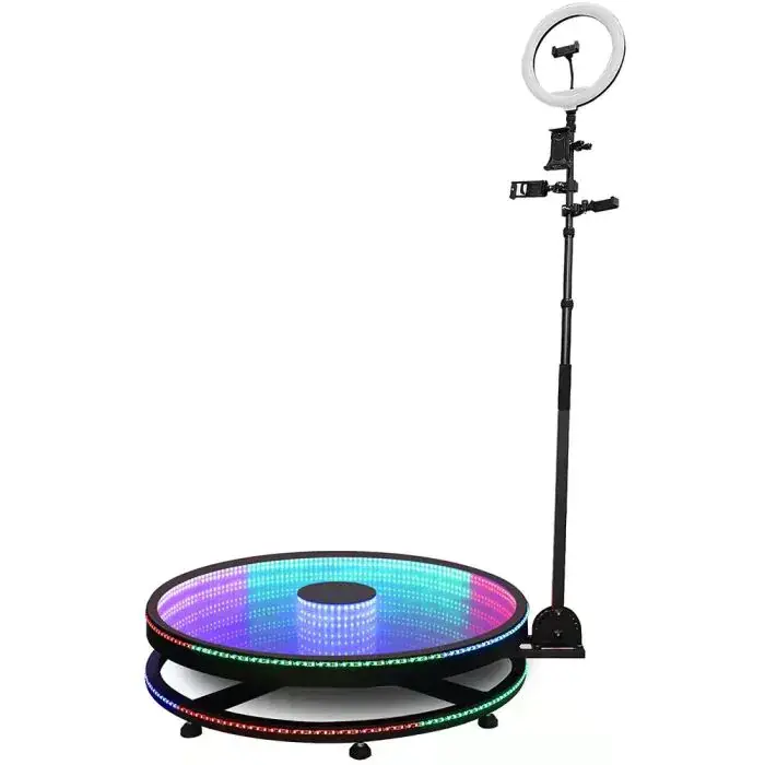 PhotoTech RGB Light Glass 360 Photo Booth (100cm) — photo 2