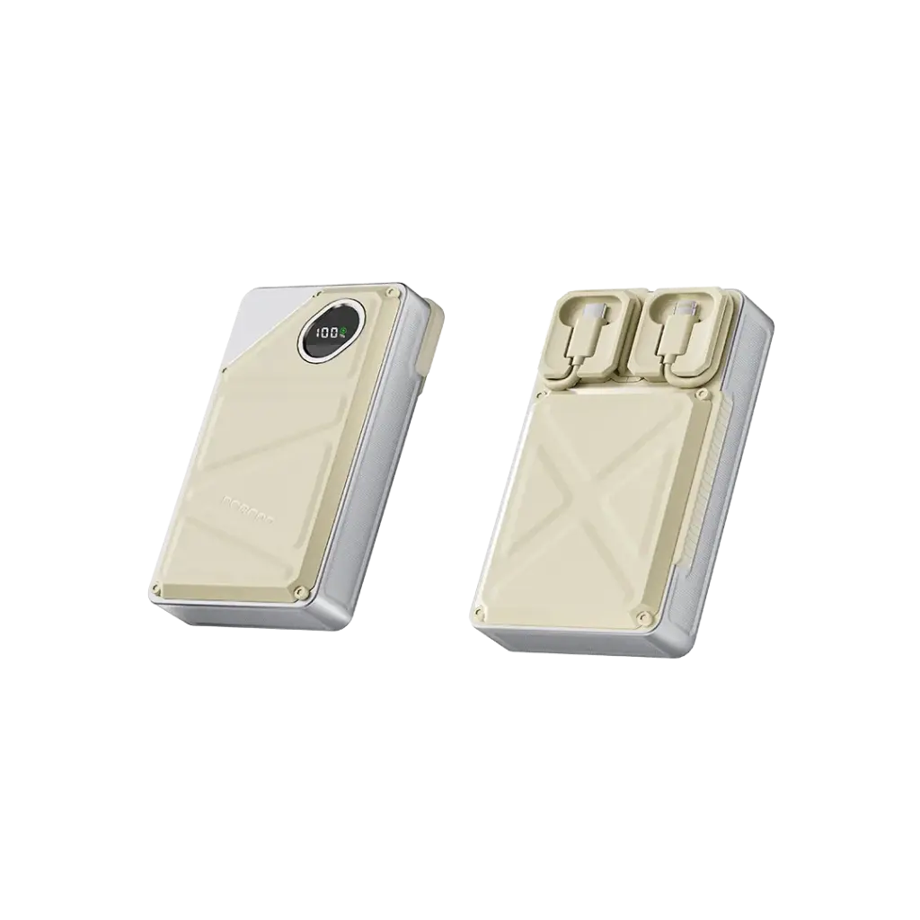 [PD-PBFCH056-WH 6] Porodo 20000mAh Power Bank Built-In Type-C & Lightning (White).webp