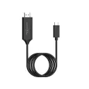 [PB-HDC2M-BK] Porodo Blue Type-C To HDMI Ultra HD Cable (2M).webp
