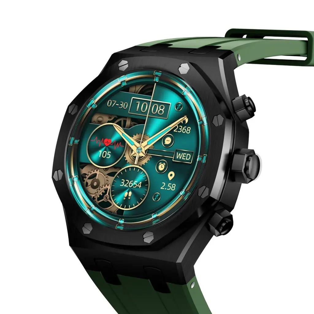 Porodo Cristallo AP AMOLED Display Smart Watch PD-CRISTALLOAP-BK — photo 2