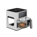 Porodo LifeStyle 5L Glass Pot Air Fryer - White.webp