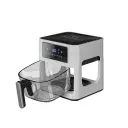 Porodo LifeStyle 5L Glass Pot Air Fryer - White .webp