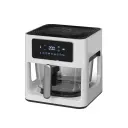 [PD-LFGPAF5L-WH] Porodo LifeStyle 5L Glass Pot Air Fryer - White.webp