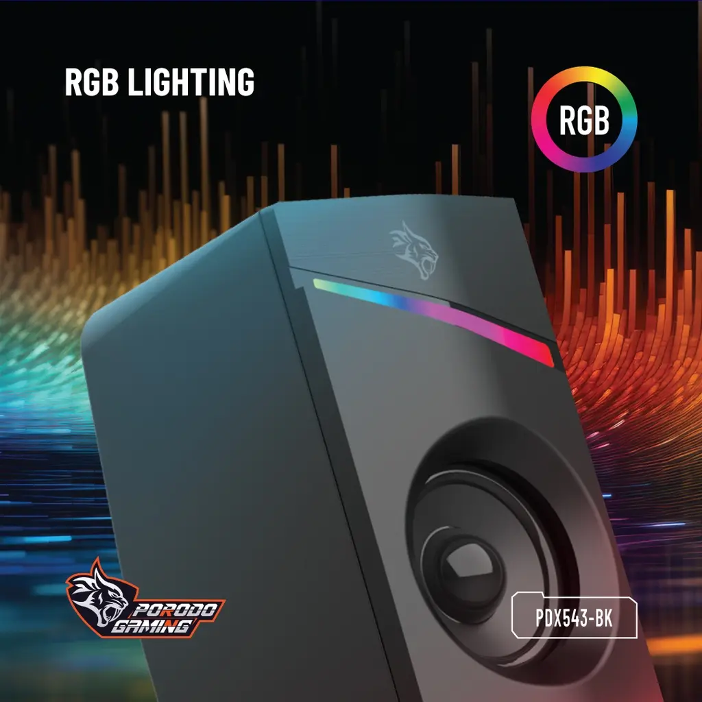 Porodo Gaming Stereo Speakers Volume Knob Control (1).webp