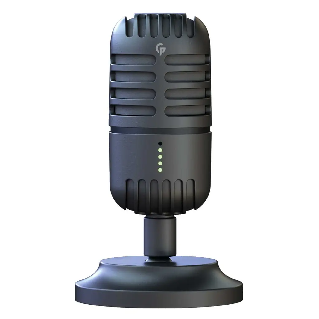 [PDX518-BK] Porodo Gaming Basic Cardioid Microphone with Fixed Stand – Black.webp