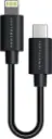 Powerology 0.25m USB-C to Lightning Cable PD25BCLBK — photo 1