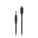Powerology 1.2m Aluminum Braided Lightning to 3.5mm Audio Cable P12LAUGY — photo 1