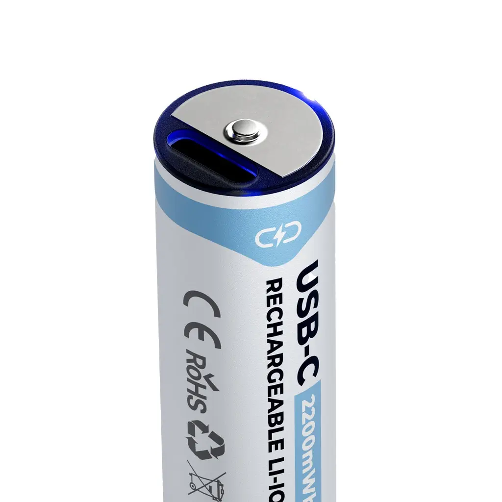 [PAAV2RBT] Powerology 1.5V Type-c Rechargeable Lithium-ion Battery AA Battery 2200mWh 4pcs per Pack.webp