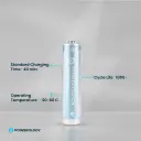 Powerology 1.5V Type-c Rechargeable Lithium-ion Battery AAA Battery 660mWh 4pcs per Pac  (1).webp